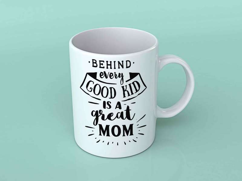 Behind every good kid coffee mug