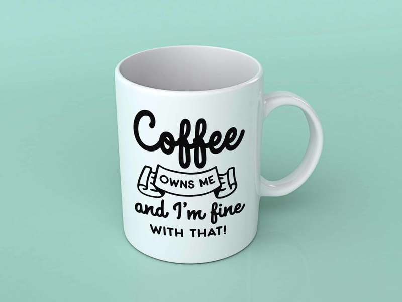 Coffee owns me Coffee mug