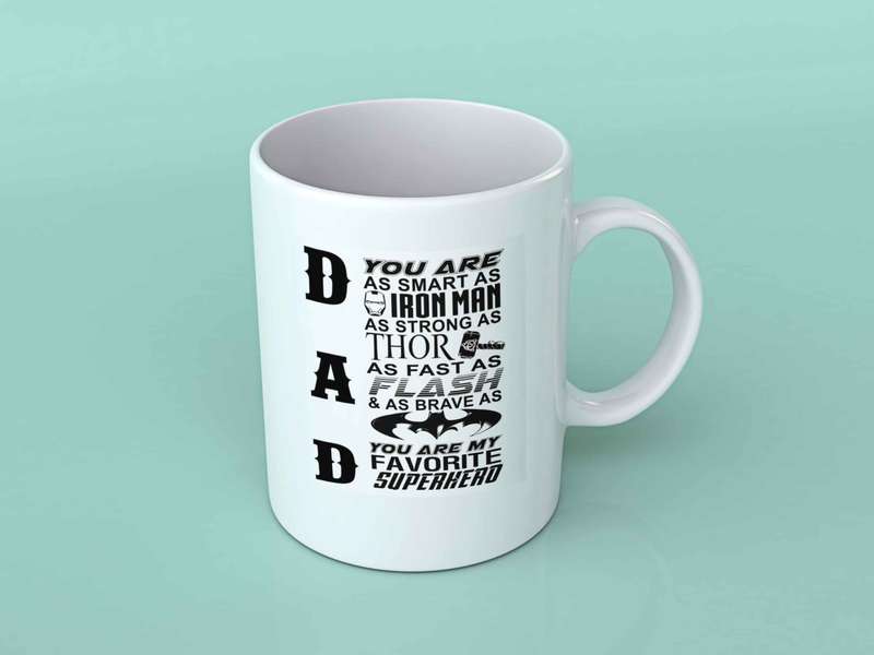 Dad you are as smart as Iron man Coffee mug