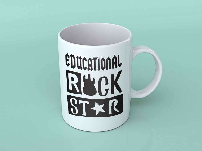 Educational rockstar Coffee mug