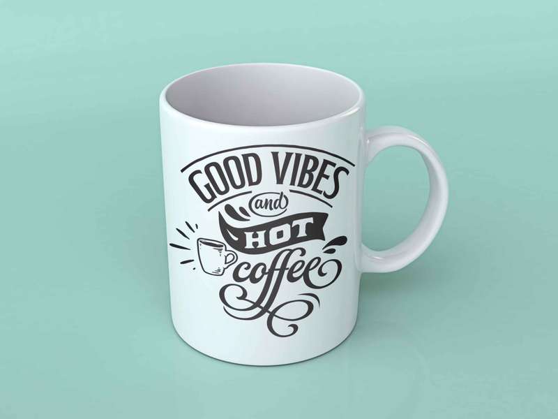 Good vibes and hot coffee Coffee mug