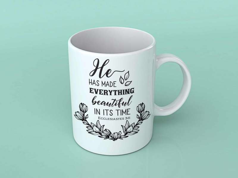 He has made everything coffee mug