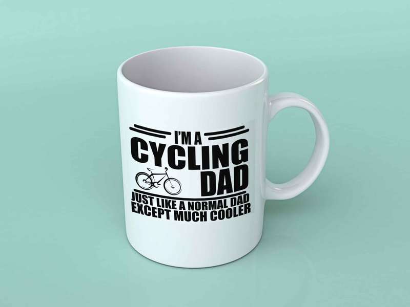 I'm a cycling Dad Coffee mug