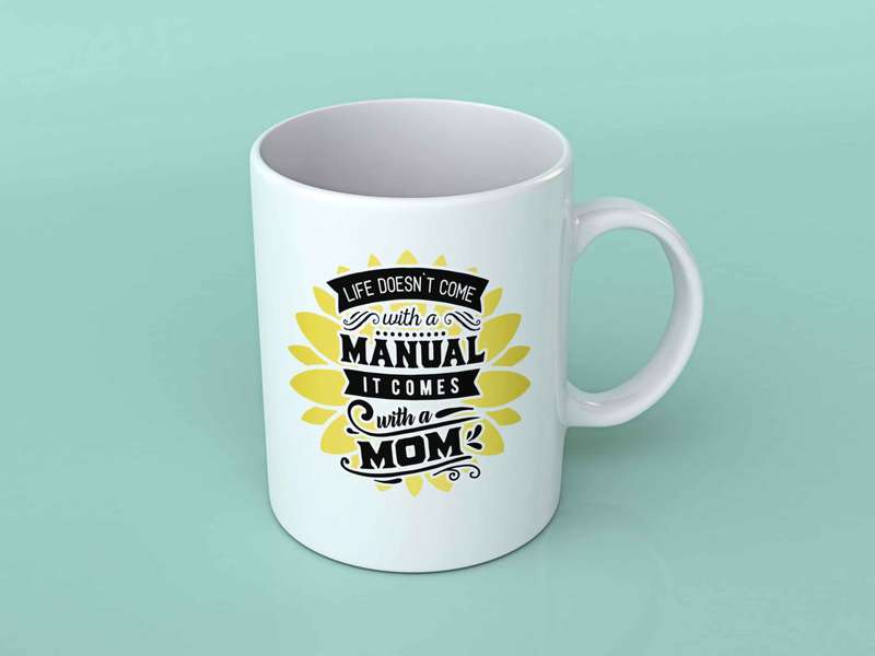 Life doesn't come with a manual Coffee mug