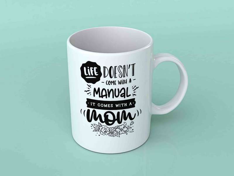 Life doesn't come with a manual Coffee mug