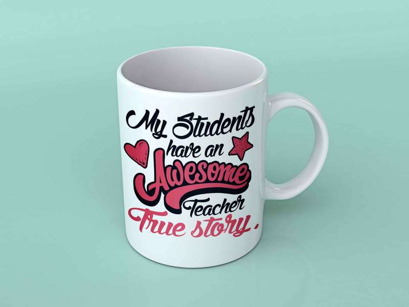 My students have an awesome Teacher coffee mug