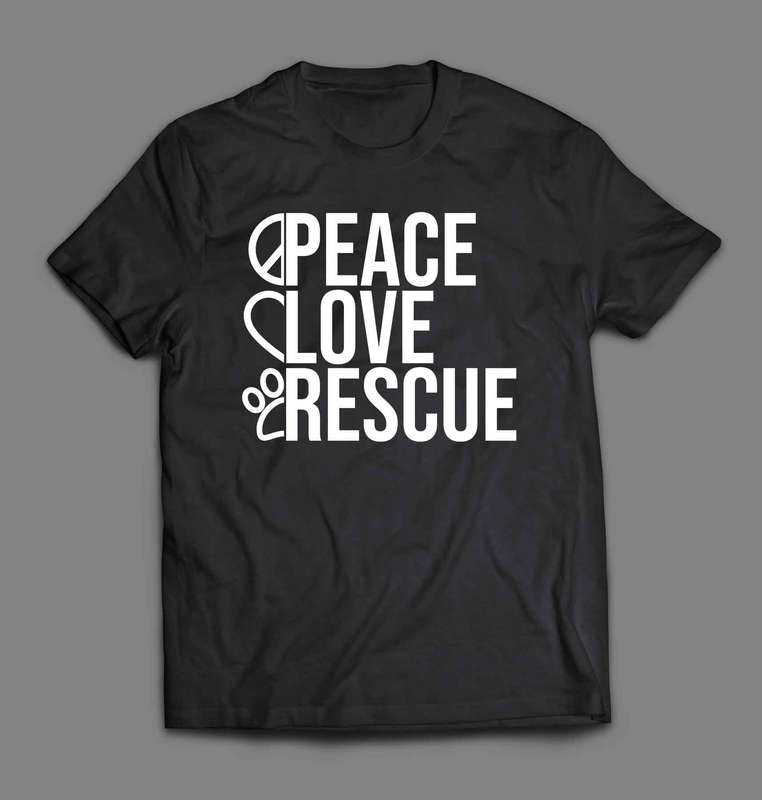 Peace Love Rescue T-shirt