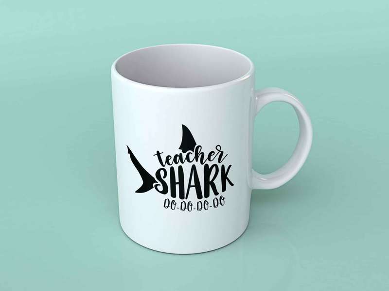 Teacher shark coffee mug