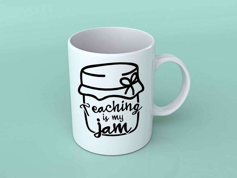 Teaching is my Jam coffee mug