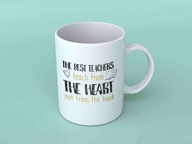 The best teachers coffee mug