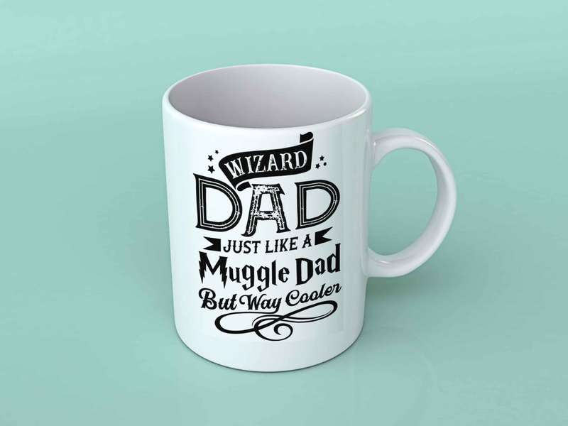 Wizard Dad just like a muggle Dad coffee wrap