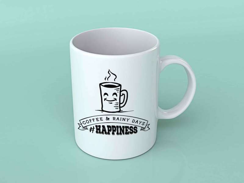 Coffee and rainy days Coffee mug
