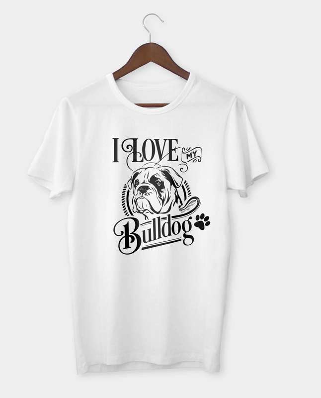 I love my Bulldog T-shirt