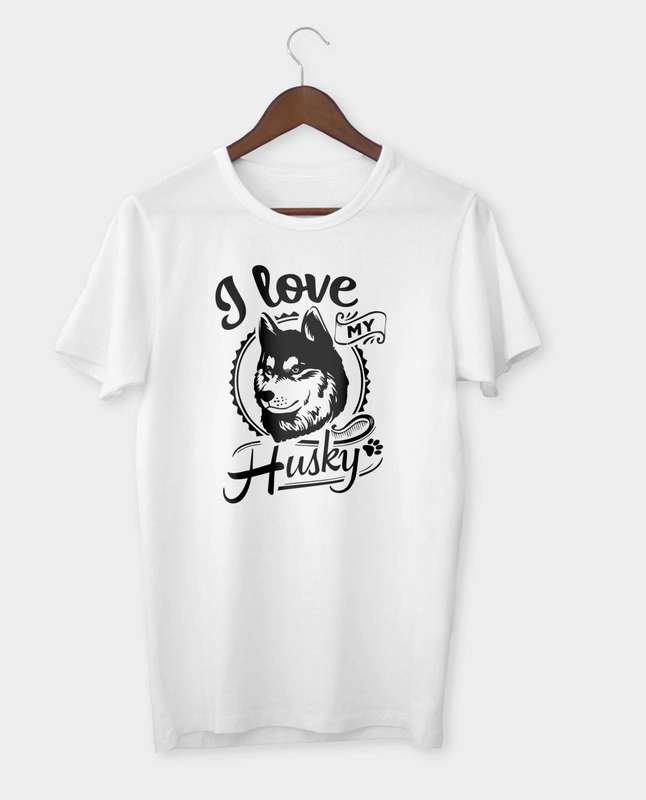 I love my Husky T-shirt