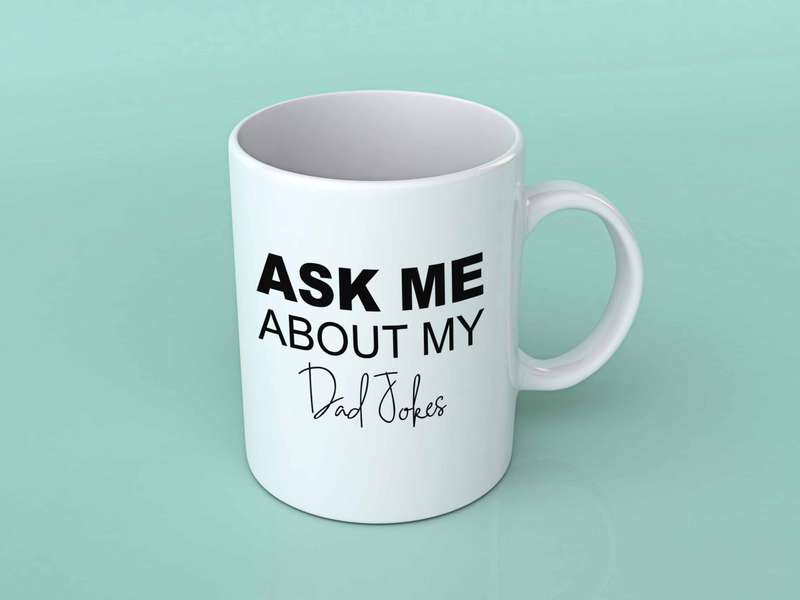 Ask me about my Dad jokes Coffee mug