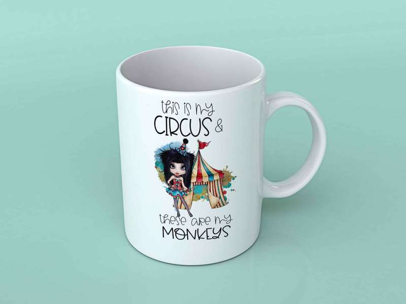 This is my Circus these are my monkeys coffee mug