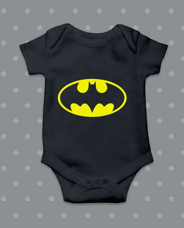 Batman Black Baby grow