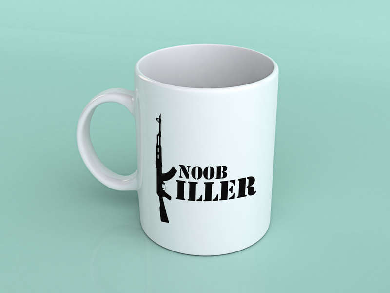 Noob killer Fortnite coffee mug