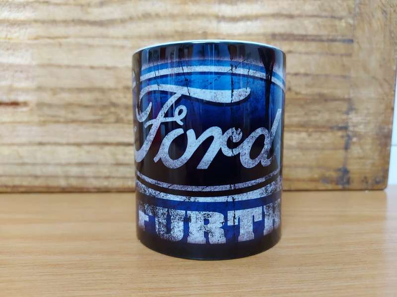 Ford Dirty Oil retro coffee mug