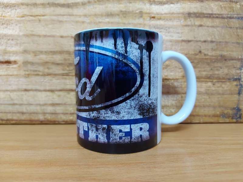 Ford Dirty Oil retro coffee mug