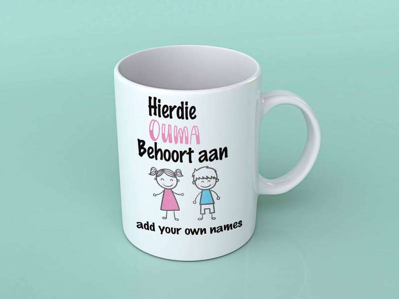 Hierdie ouma behoort aan Coffee mug
