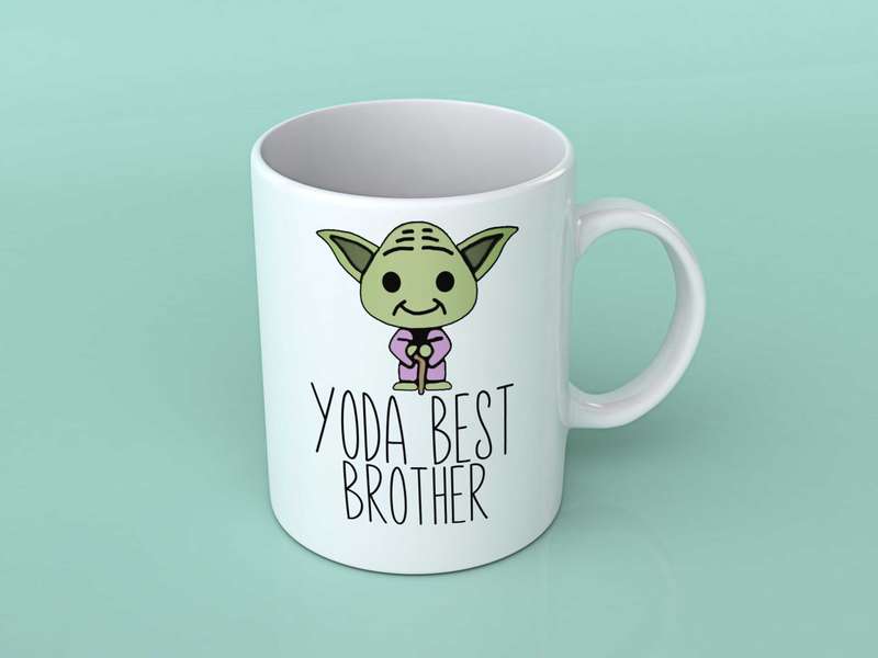 Yoda best Brother coffee mug