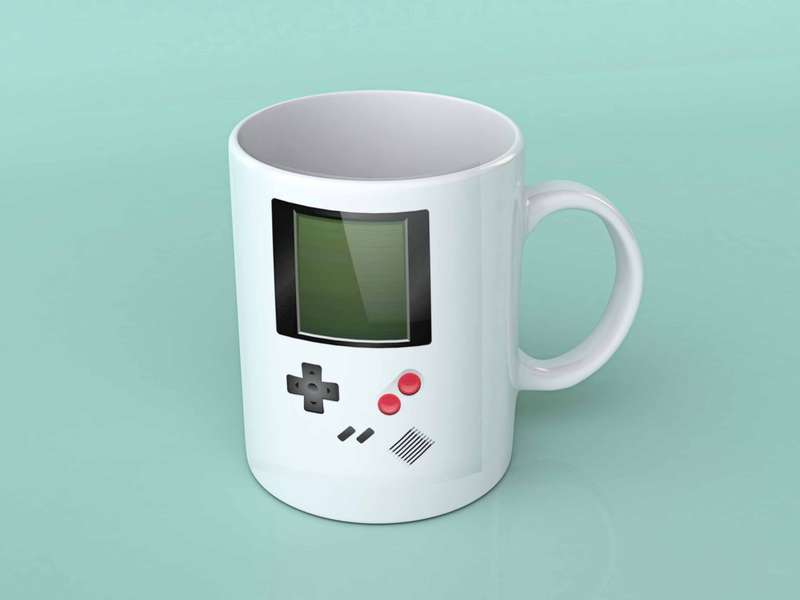 Game boy coffee mug
