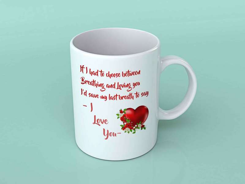 If I had to choose between breathing coffee mug