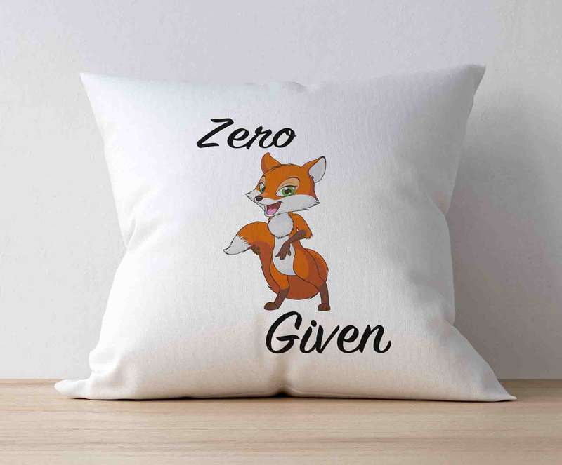 Zero Fox given scatter cushion