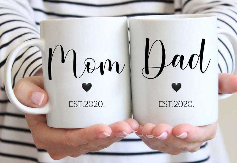 Mom Dad est Mug set