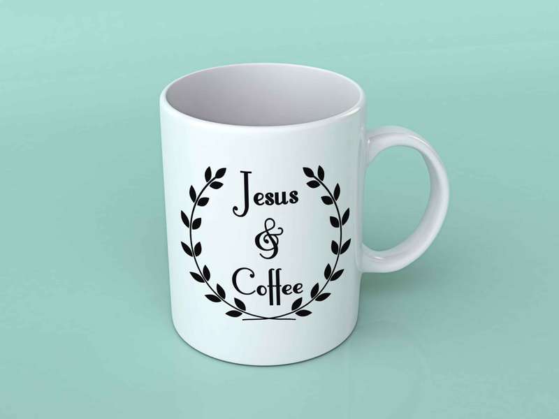 Jesus and coffee mug