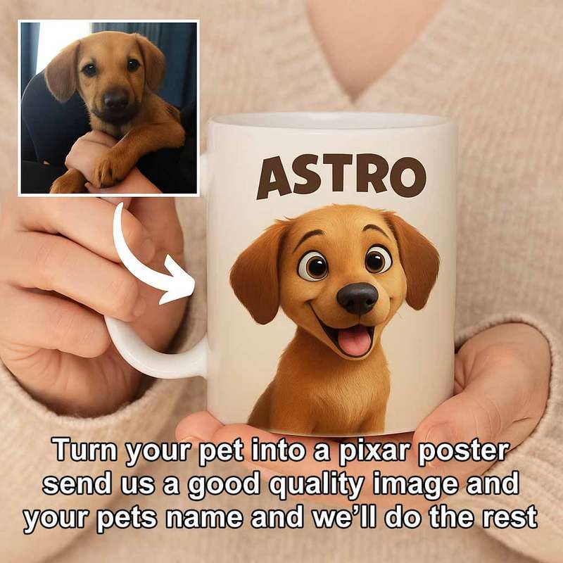 Pixar Dog mug 1