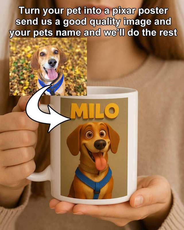 Pixar Dog mug 1
