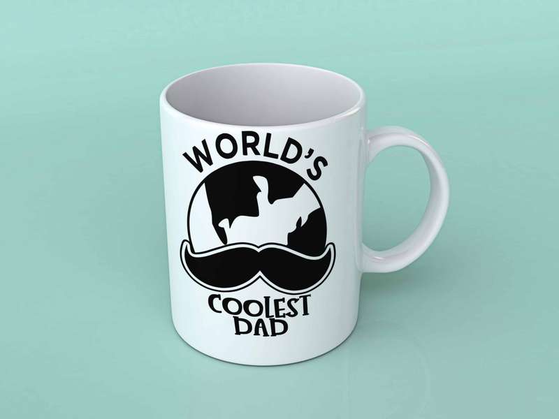 World's coolest Dad coffee mug