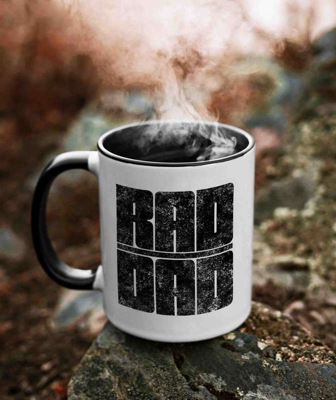 Rad Dad Two tone coffee mug