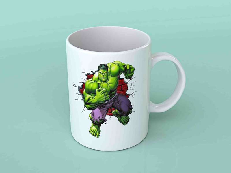 The Hulk coffee mug