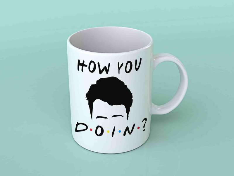 Friends how you doing joey coffee mug