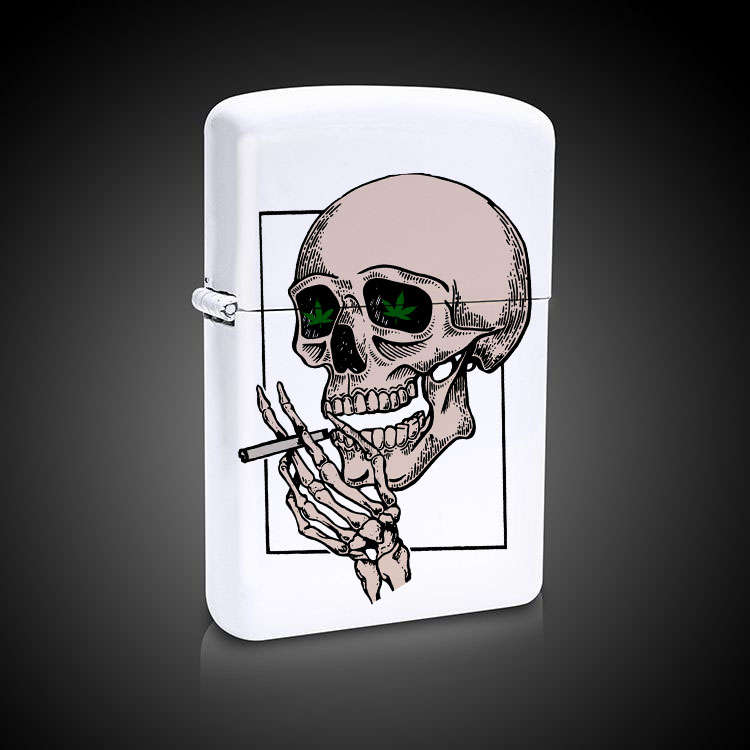 Skull and weed lighter 1