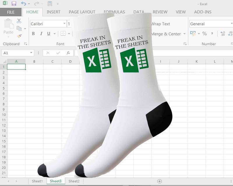 Freak in the sheets custom sock A