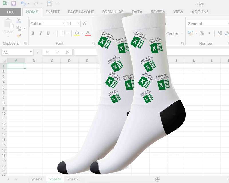 Freak in the sheets custom sock B