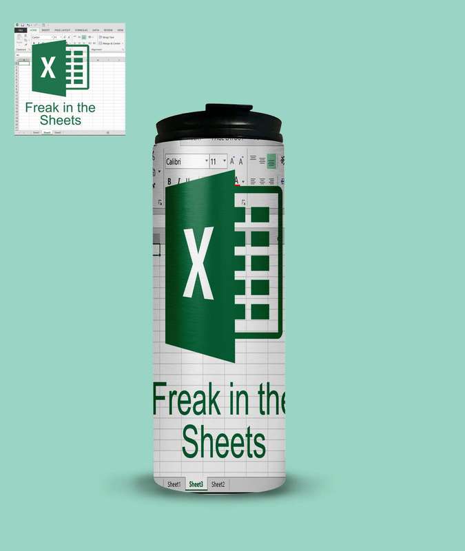 Freak in the sheets water bottle