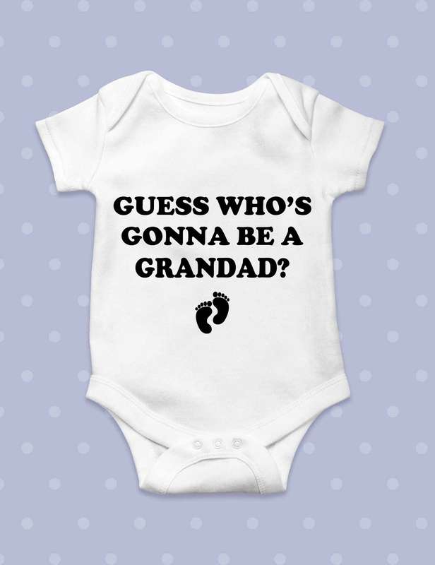 Guess who is gonna be a Grandad baby grow
