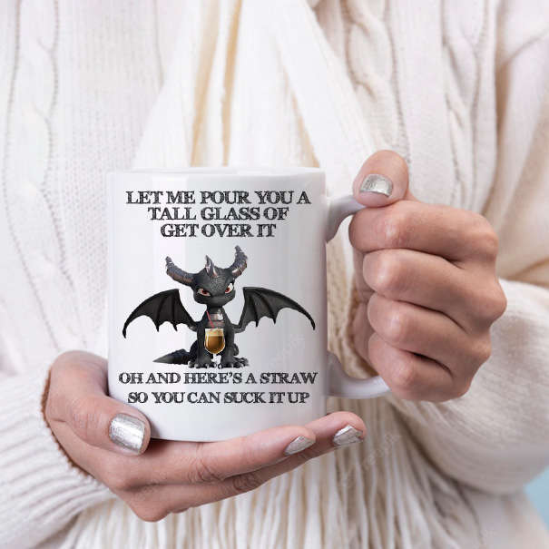 Let me pour you a tall glass coffee mug