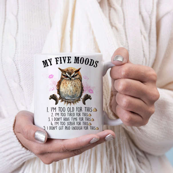 My five moods coffee mug