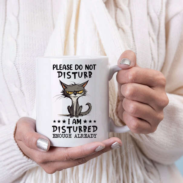 Please do not disturb coffee mug