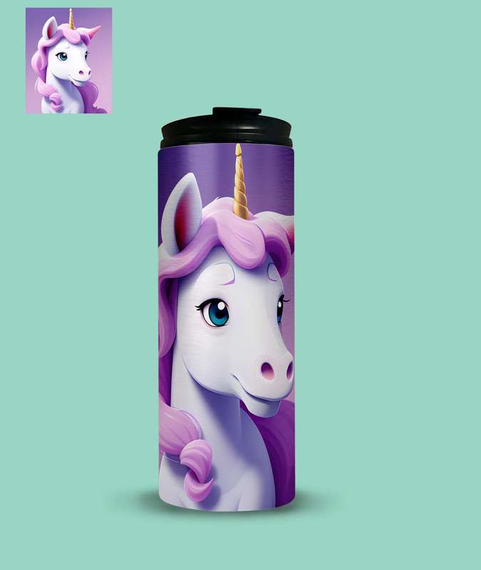 Water bottle 850ml unicorn 1