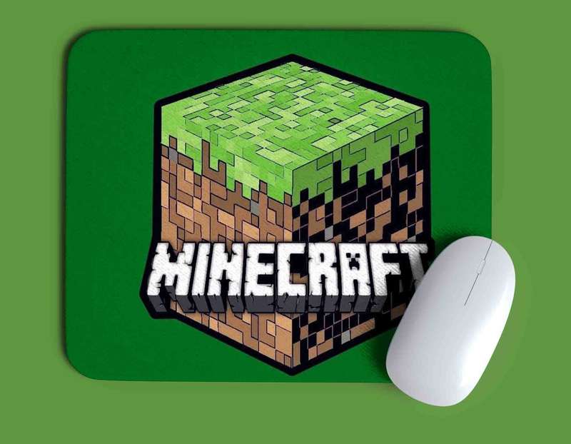 Minecraft block mouse pad