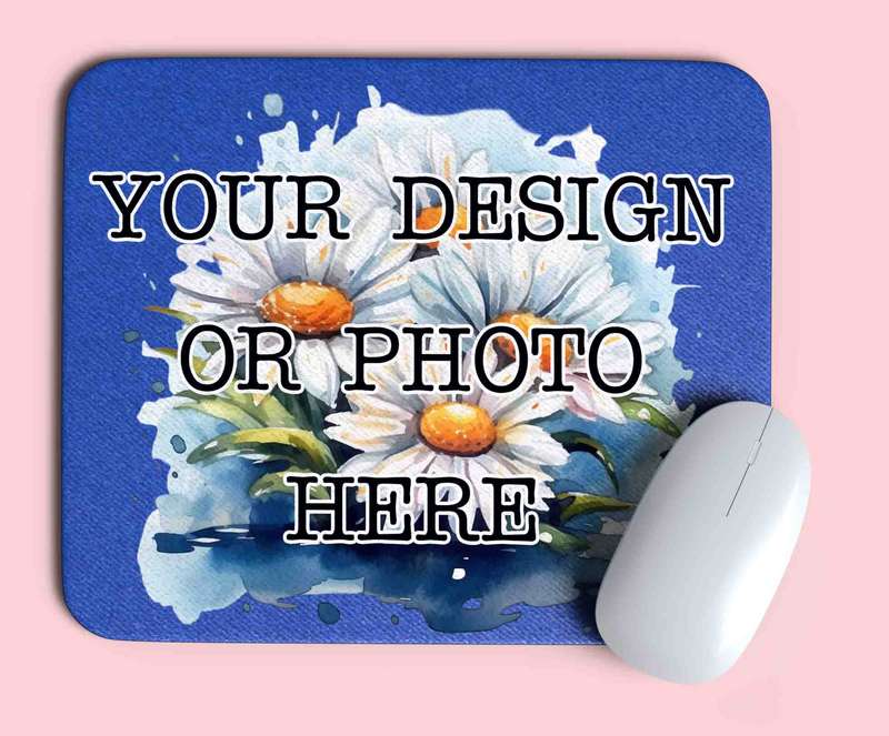 Custom printed mouse pad