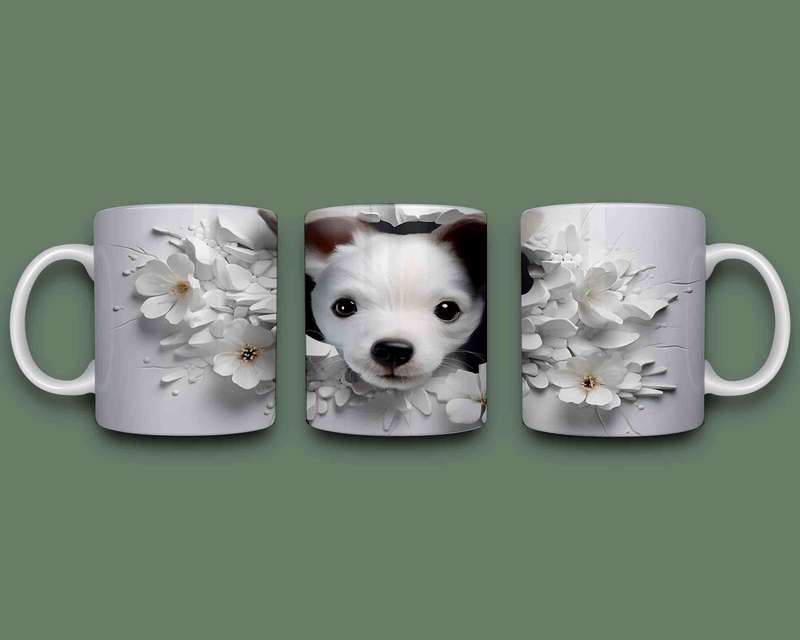 3D Dog coffee Mug 20