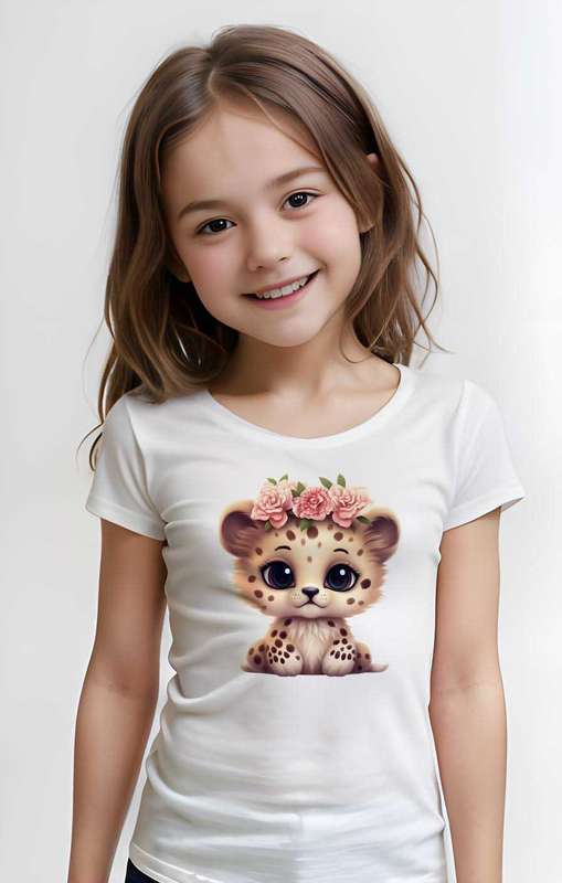Baby Leopard T-shirt Girl